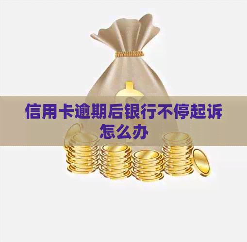 信用卡逾期后银行不停起诉怎么办