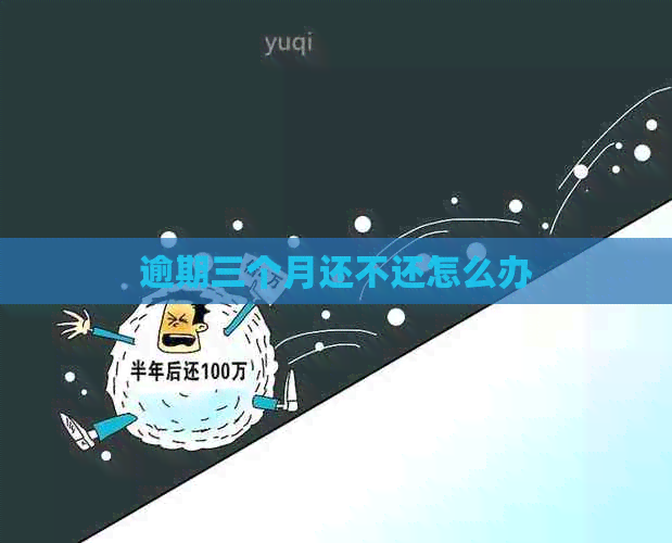 逾期三个月还不还怎么办 逾期三个月还不还怎么办