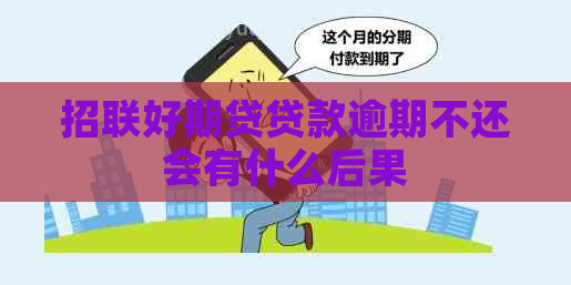 招联好期贷贷款逾期不还会有什么后果