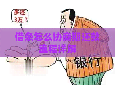 借条怎么协商期还款流程详解