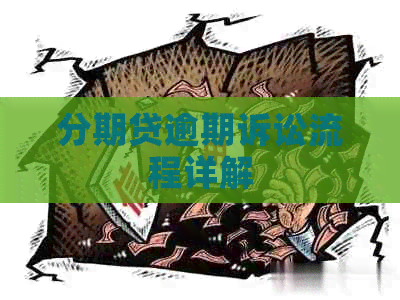 分期贷逾期诉讼流程详解