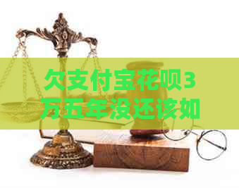 欠支付宝信用卡3万五年没还该如何处理