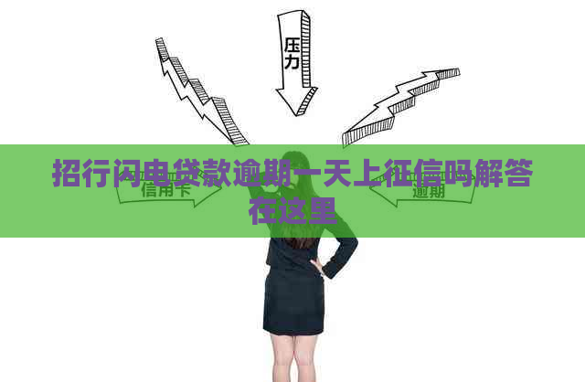 招行闪电贷款逾期一天上吗解答在这里
