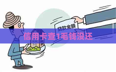 信用卡查1毛钱没还