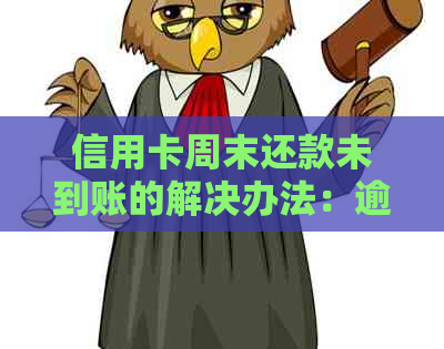 信用卡周末还款未到账的解决办法：逾期、没到、怎么办？
