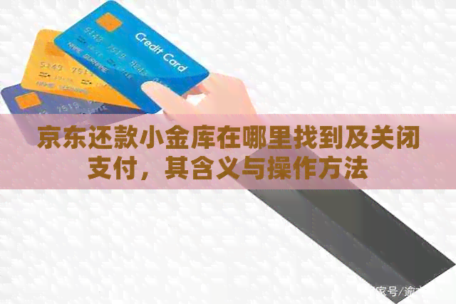 京东还款小金库在哪里找到及关闭支付，其含义与操作方法
