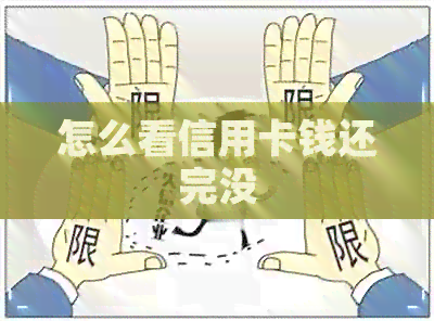 怎么看信用卡钱还完没