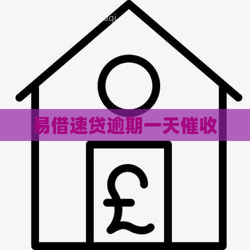 易借速贷逾期一天