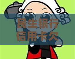 民生银行信用卡欠7万怎么解决