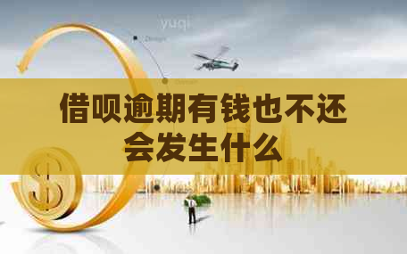 网贷逾期有钱也不还会发生什么