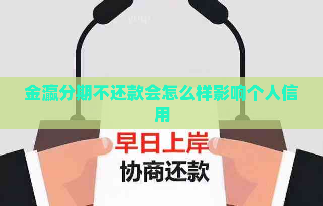 金瀛分期不还款会怎么样影响个人信用
