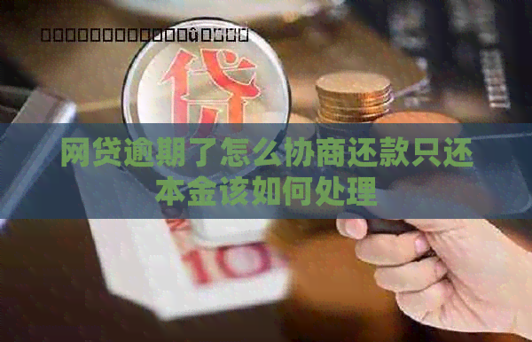 网贷逾期了怎么协商还款只还本金该如何处理