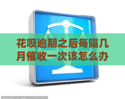 信用卡逾期之后每隔几月一次该怎么办