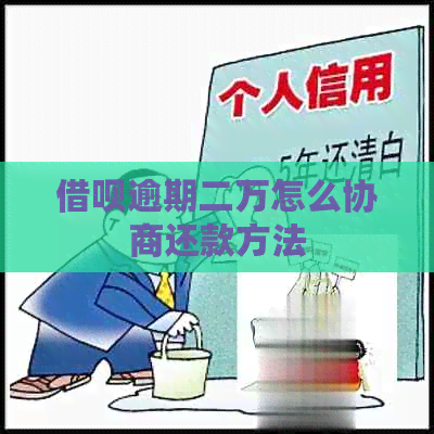 网贷逾期二万怎么协商还款方法