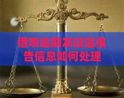 网贷逾期发报告信息如何处理