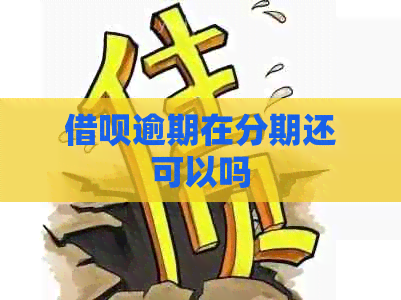 网贷逾期在分期还可以吗