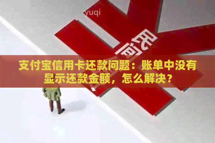 支付宝信用卡还款问题：账单中没有显示还款金额，怎么解决？