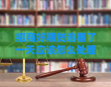 招商好期贷逾期了一天应该怎么处理 招商好期贷逾期了一天应该怎么处理