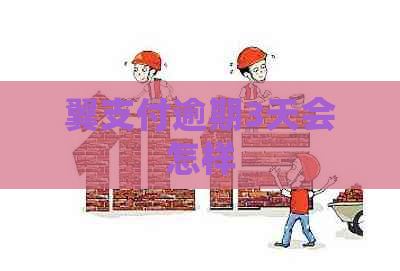 翼支付逾期3天会怎样