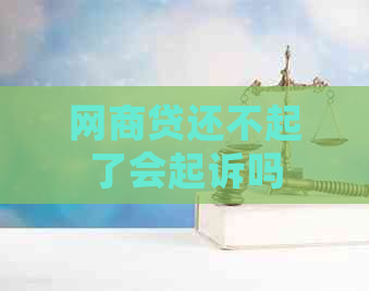网贷还不起了会起诉吗
