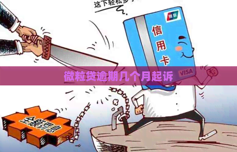 微粒贷逾期几个月起诉