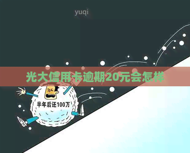 光大信用卡逾期20元会怎样