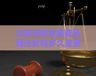 北银消费金融能协商还款吗多久需要多长时间