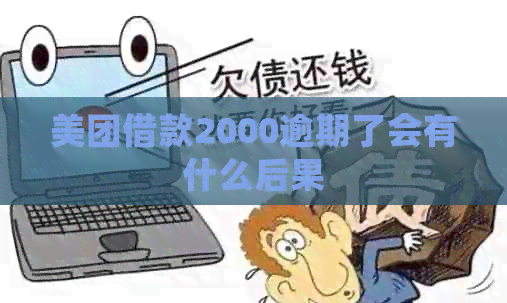 美团借款2000逾期了会有什么后果