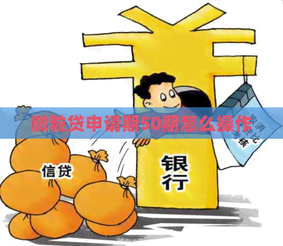 微粒贷申请期50期怎么操作