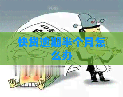 快贷逾期半个月怎么办