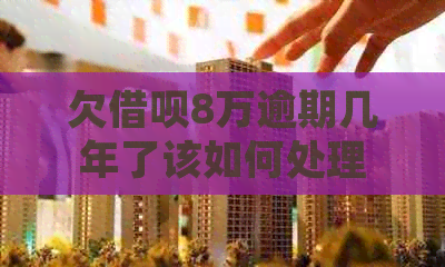 欠网贷8万逾期几年了该如何处理