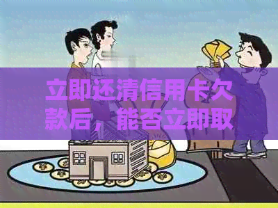立即还清信用卡欠款后，能否立即取出款项？解答所有相关问题