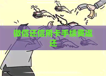 微信还信用卡手续费返还