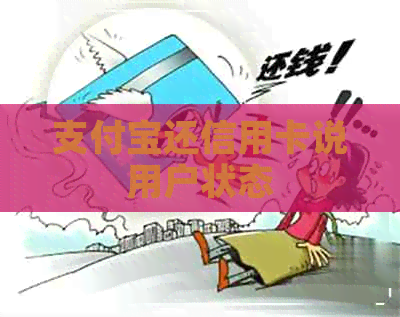支付宝还信用卡说用户状态