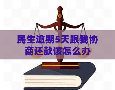 民生逾期5天跟我协商还款该怎么办