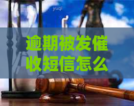 逾期被发短信怎么应对