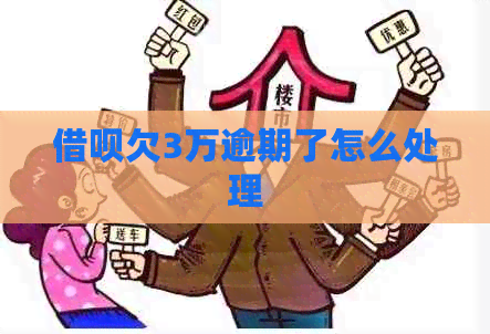 网贷欠3万逾期了怎么处理