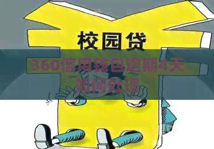 360信用钱包逾期4天如何处理