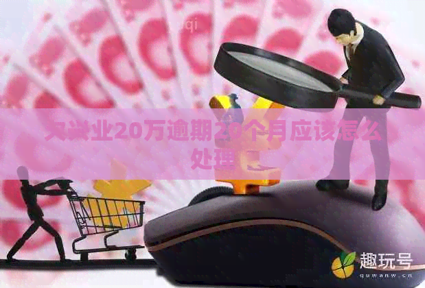 欠兴业20万逾期20个月应该怎么处理 欠兴业20万逾期20个月应该怎么处理