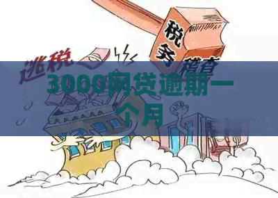3000网贷逾期一个月