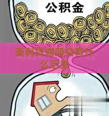 美利贷逾期会有什么后果