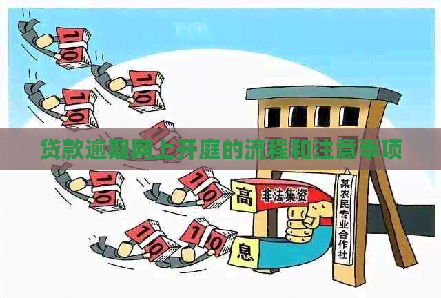 贷款逾期网上开庭的流程和注意事项
