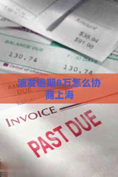 浦发逾期8万怎么协商上海