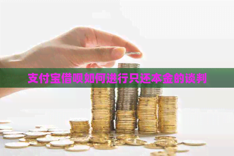 支付宝网贷如何进行只还本金的谈判