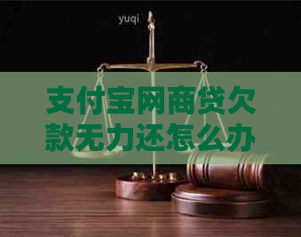 支付宝网贷欠款无力还怎么办
