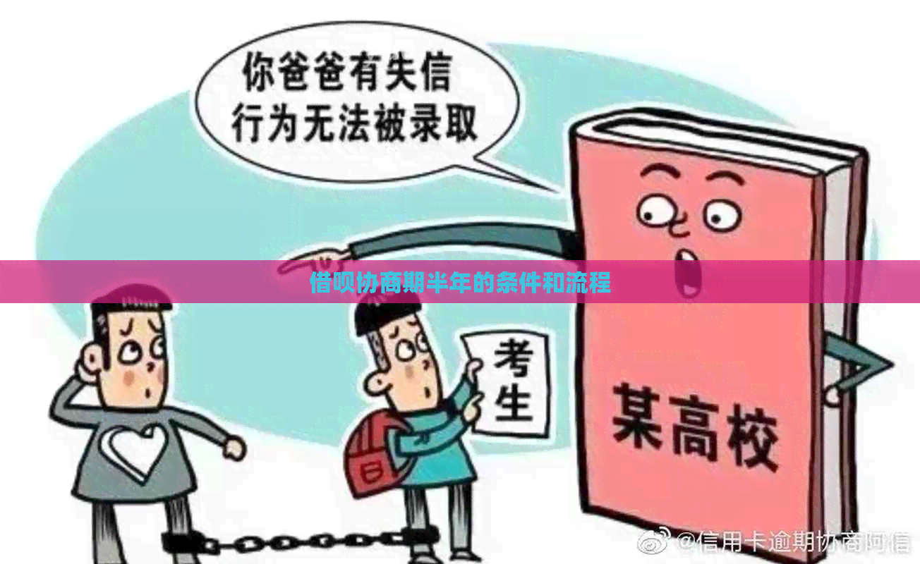 网贷协商期半年的条件和流程