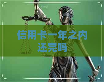 信用卡一年之内还完吗