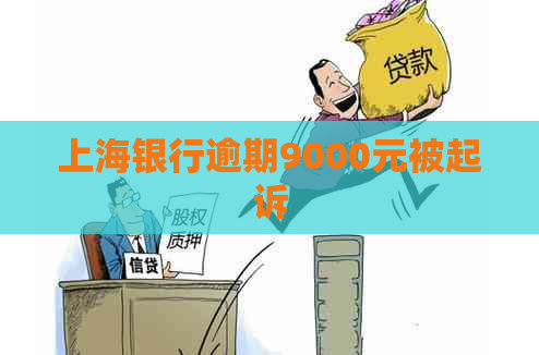 上海银行逾期9000元被起诉