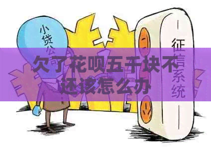 欠了信用卡五千块不还该怎么办