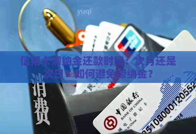 信用卡滞纳金还款时间：次月还是次日？如何避免滞纳金？